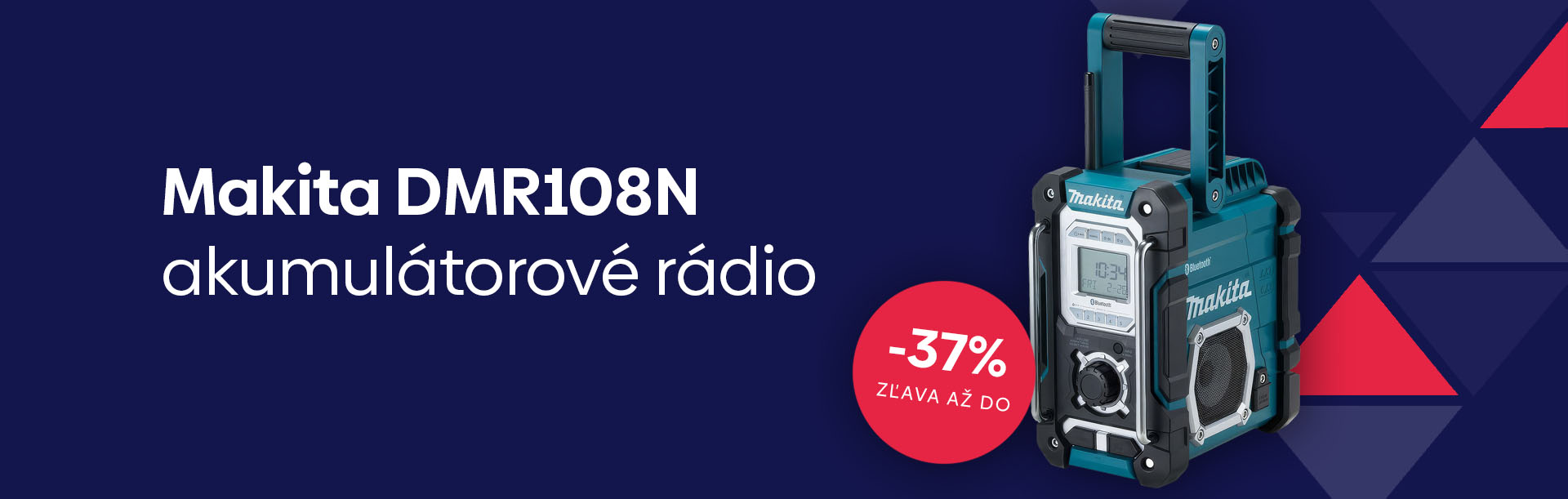 Akumulátorové rádio Makita DMR108N